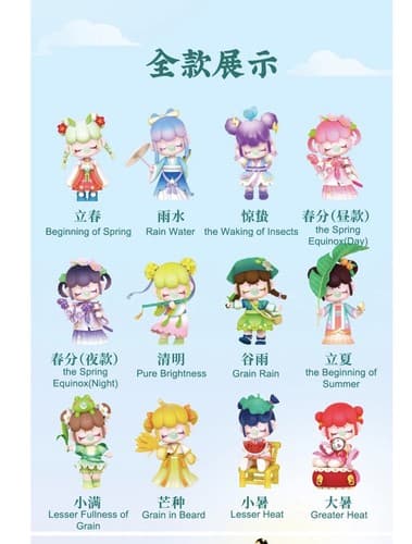Rolife X Nanci GRAIN IN BEARD Solar Terms Mini Figure Designer Art Toy NEW - Thumbnail 7