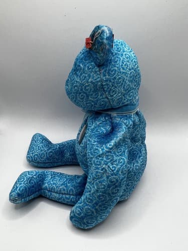 TY Beanie Baby Babies Stuffed Animal Plush Blue Bear Classy 2001 - Thumbnail 11