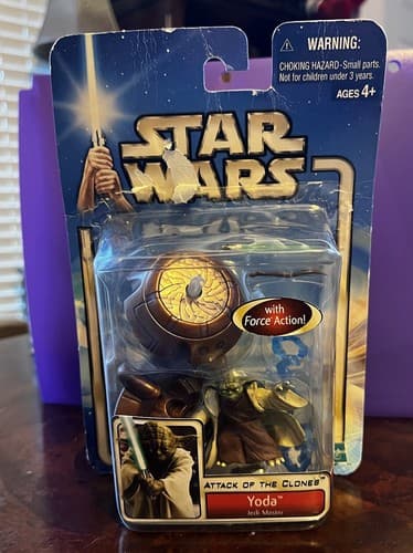 Star Wars Yoda Jedi Master Attack of Clones Action Figure Collection 1 Hasbro - Thumbnail 5