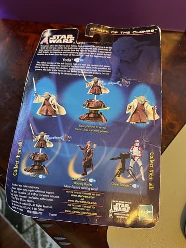 Star Wars Yoda Jedi Master Attack of Clones Action Figure Collection 1 Hasbro - Thumbnail 9