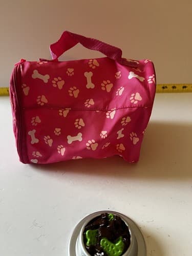 Click N' Play Toy Puppy Set for Kids Dog Carrier & Food Bowl 2-piece Set - Thumbnail 3