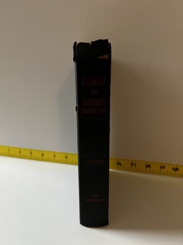 Blondie and Dagwood's Snapshot Clue Hardback Book 1943 Chic Young Vintage Book - Thumbnail 5