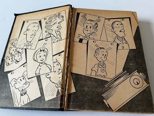Blondie and Dagwood's Snapshot Clue Hardback Book 1943 Chic Young Vintage Book - Thumbnail 6