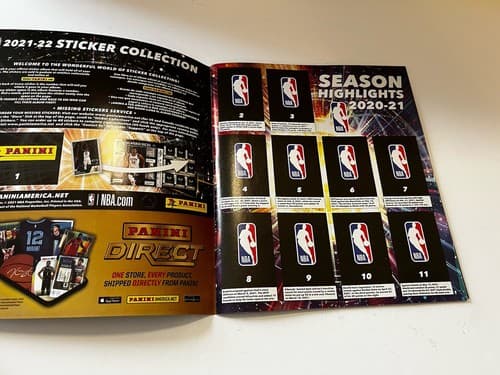 2021 2022 Panini NBA Basketball Sticker Set Album NEW UNUSED - Thumbnail 2
