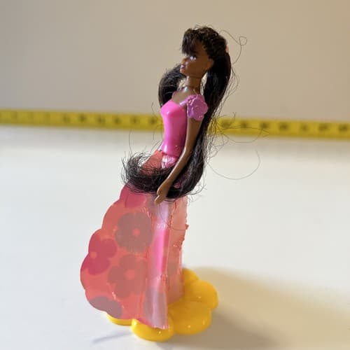 RARE Barbie Beauty Blossom Vintage Mattel Barbie African American Happy Meal Toy - Thumbnail 2