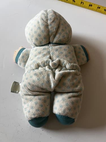 Cabbage Patch Babyland Exclusive Baby Boy Vintage 1988 Xavier Roberts Blue Polka - Thumbnail 2