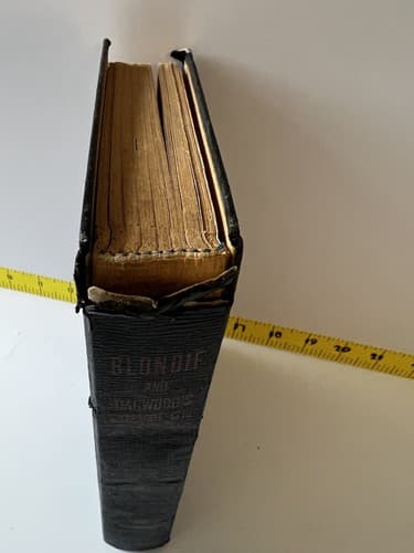 Blondie and Dagwood's Snapshot Clue Hardback Book 1943 Chic Young Vintage Book - Thumbnail 4