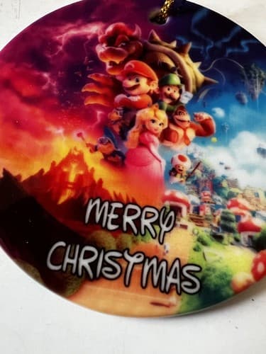 Nintendo Super Mario Colorful Porcelain Christmas Ornament - Thumbnail 7