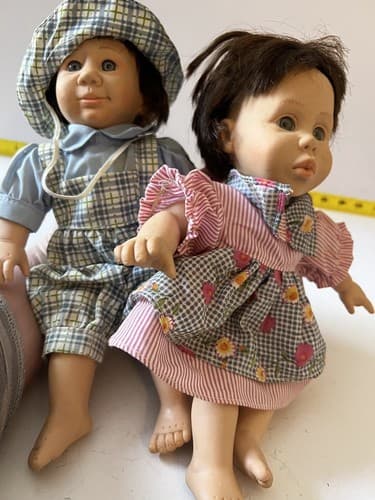 My Pals Collection Gigo Dolls 11" each Lot of 2 Vintage Boy & Girl Twins Set - Thumbnail 14