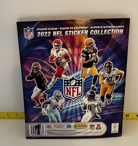 Panini NFL Football Sticker Card Album 2022 Out of Print NEW UNUSED - Thumbnail 2