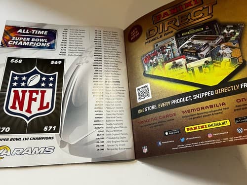 Panini NFL Football Sticker Card Album 2022 Out of Print NEW UNUSED - Thumbnail 5