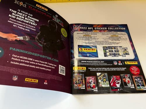 Panini NFL Football Sticker Card Album 2022 Out of Print NEW UNUSED - Thumbnail 4