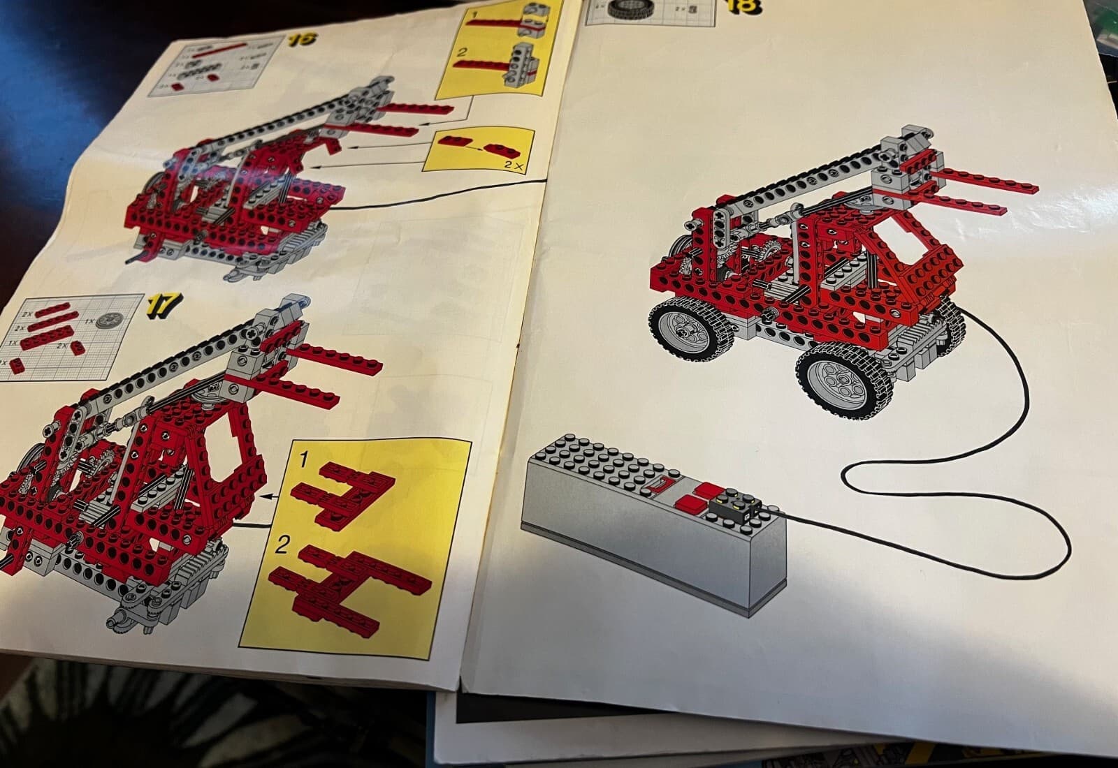 LEGO 8064 TECHNIC Instruction Manual ONLY Universal Motor Set Vintage 1990 - Thumbnail 5