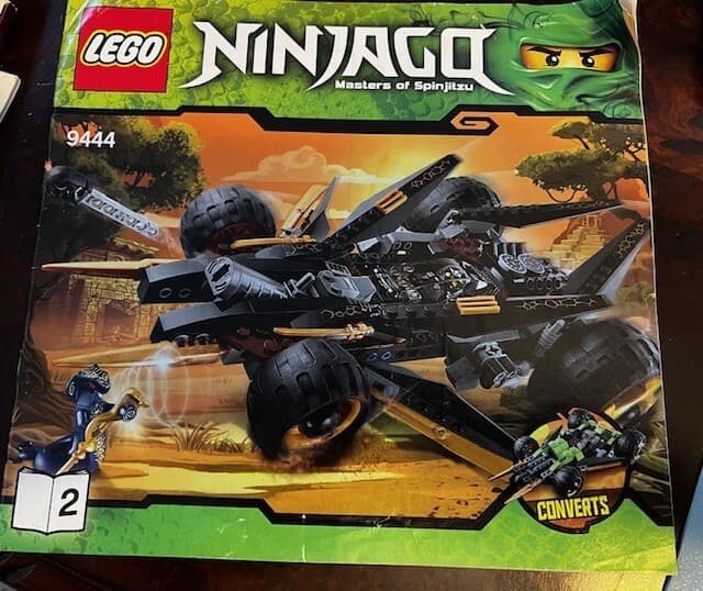 LEGO 9444 NINJAGO Instruction Manual ONLY Cole's Tread Assault Books 1 & 2 - Thumbnail 3