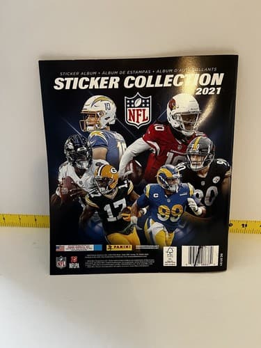 2021 Panini NFL Soft Cover Sticker Collection Album Book NEW UNUSED OUT OF PRINT - Thumbnail 2
