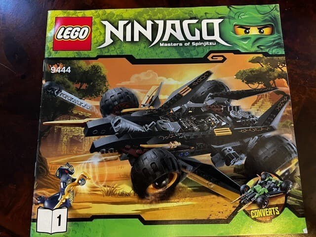 LEGO 9444 NINJAGO Instruction Manual ONLY Cole's Tread Assault Books 1 & 2 - Thumbnail 2