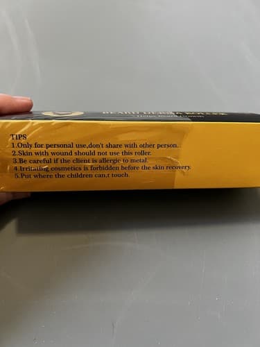 Atidie Beard Growth Derma Roller 0.5 mm Sterile Sealed Grooming NEW NIP - Thumbnail 3