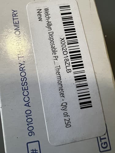 Welch Allyn Hillrom Thermometer Probe Covers 250 Pc Box - Thumbnail 4