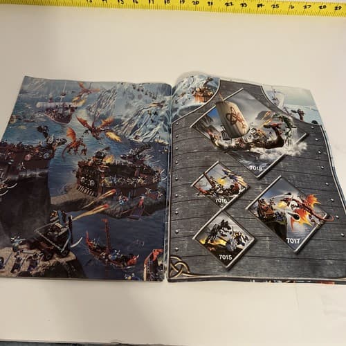LEGO Viking Instructions 7019 FORTRESS Instructions FAFNIR DRAGON MANUAL ONLY - Thumbnail 4