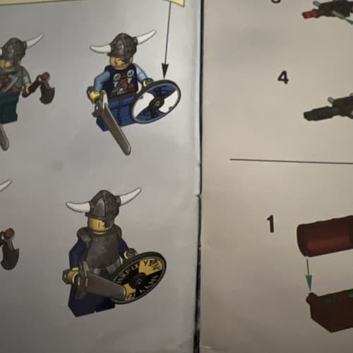 LEGO Viking Instructions 7019 FORTRESS Instructions FAFNIR DRAGON MANUAL ONLY - Thumbnail 9
