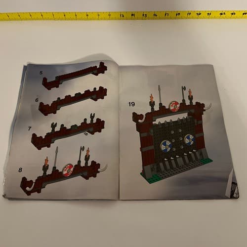 LEGO Viking Instructions 7019 FORTRESS Instructions FAFNIR DRAGON MANUAL ONLY - Thumbnail 10