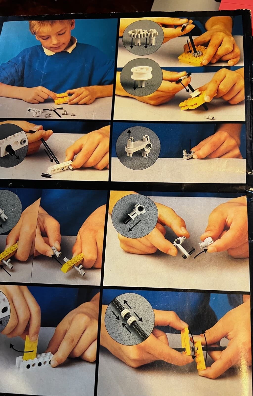 LEGO 8064 TECHNIC Instruction Manual ONLY Universal Motor Set Vintage 1990 - Thumbnail 3