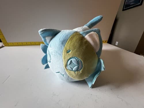 Me Meow Cat Plush Cute Anime Kitten Blue Yellow Sun Toy Stuffed Animal New K-pop - Thumbnail 2