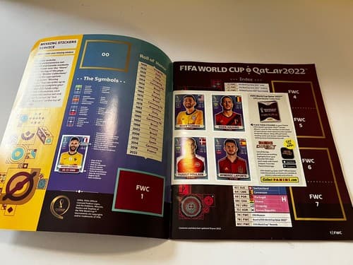 Official Panini FIFA World Cup 2022 Qatar Soccer Soft Cover Sticker Album NEW - Thumbnail 3