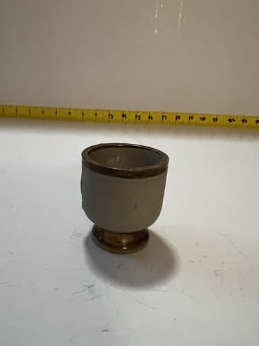 SNAIL Shot Glass Hand Made Art Studio Pottery 2.25" Slug - Thumbnail 6
