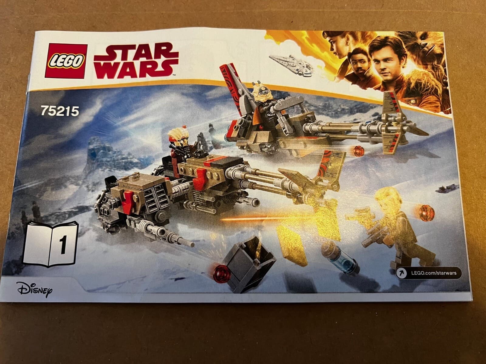LEGO 75215 Star Wars Instruction Manual ONLY Cloud-Rider Swoop Bikes Books 1 & 2 - Thumbnail 2
