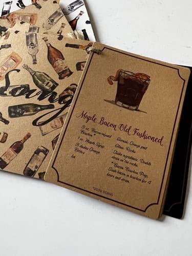 Cocktail Recipe Cards By Soing 20 Rustic Illustrated Mixed Drinks Farmhouse Look - Thumbnail 4