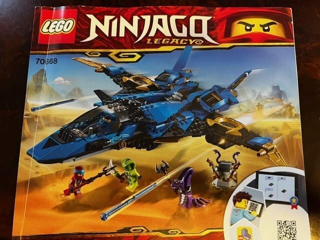 LEGO 70668 NINJAGO Instruction Manual ONLY Jay's Storm Fighter