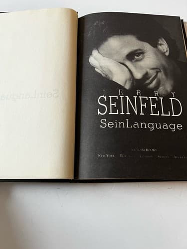 Sein Language by Jerry Seinfeld Hardcover Book
