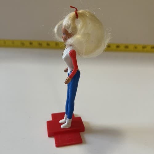 RARE Barbie Olympics Vintage Original Mattel Barbie Olympian Happy Meal Toy - Thumbnail 2