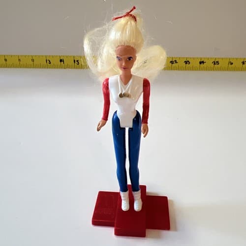 RARE Barbie Olympics Vintage Original Mattel Barbie Olympian Happy Meal Toy - Thumbnail 5