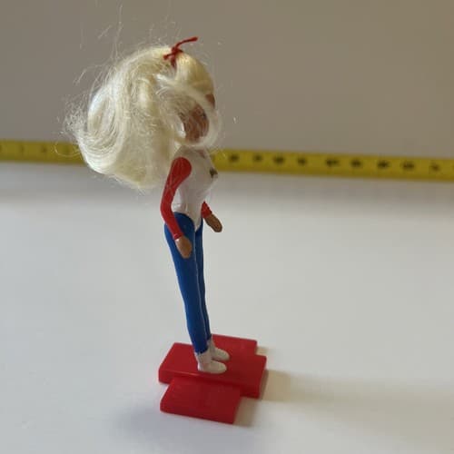 RARE Barbie Olympics Vintage Original Mattel Barbie Olympian Happy Meal Toy - Thumbnail 4