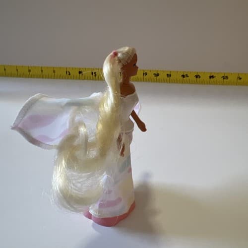 RARE Barbie Angel Princess Vintage Original Mattel Barbie Happy Meal Toy - Thumbnail 4