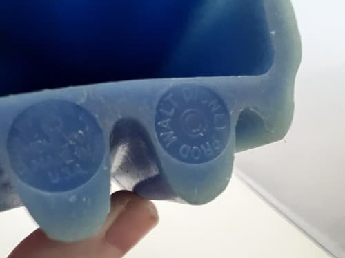 Snow White Vintage 1970 Walt Disney Louis Marx Blue Plastic Figure - Thumbnail 7