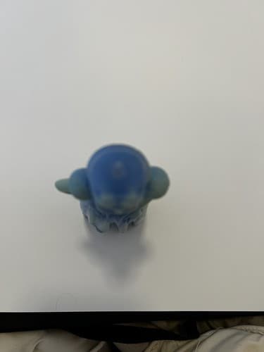 Snow White Vintage 1970 Walt Disney Louis Marx Blue Plastic Figure - Thumbnail 6