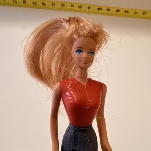 RARE Barbie Strawberry Blonde Vintage Original Mattel Barbie Happy Meal Toy - Thumbnail 3