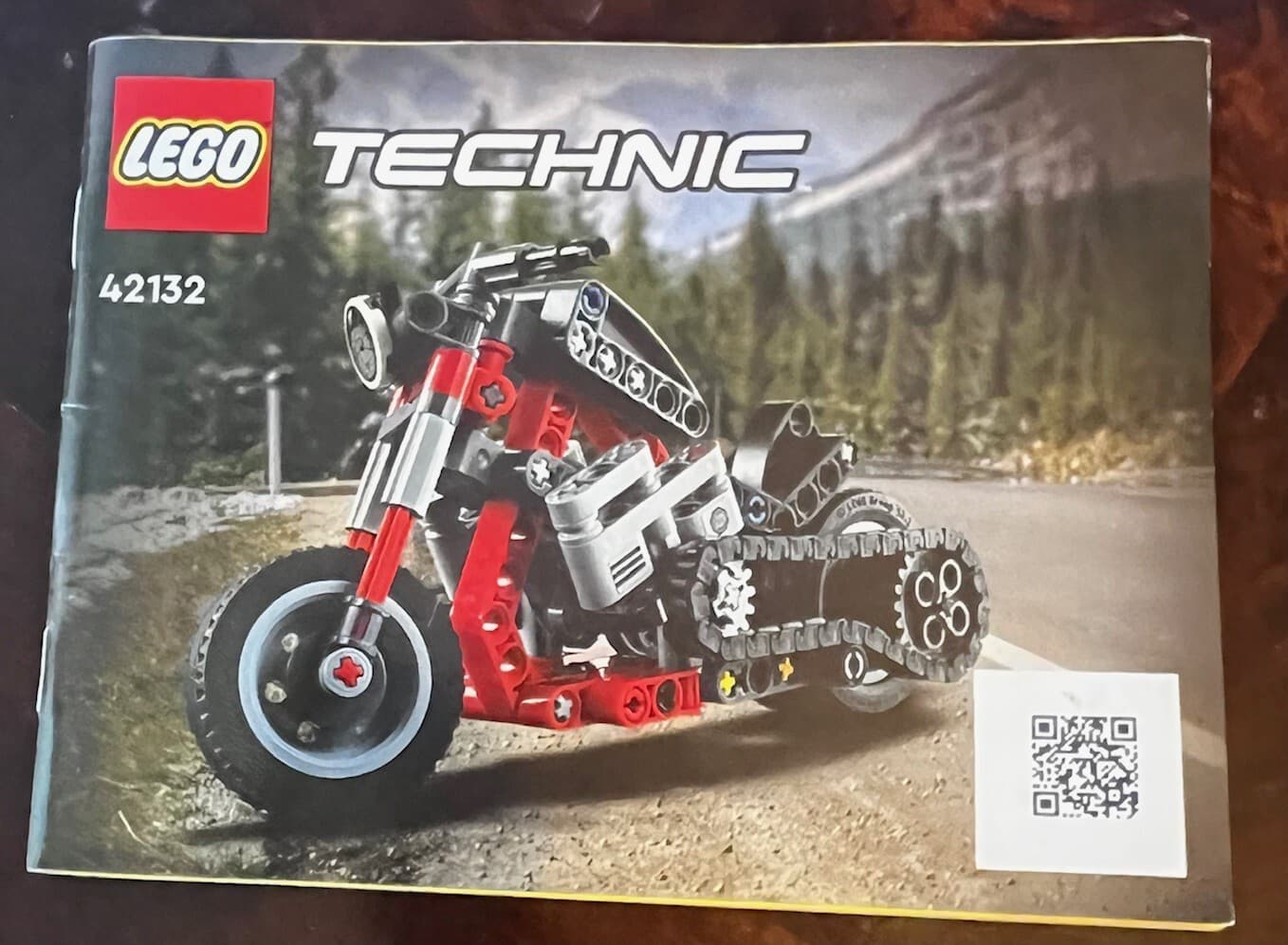 LEGO 42132 TECHNIC Instruction Manual ONLY Motorcycle Red