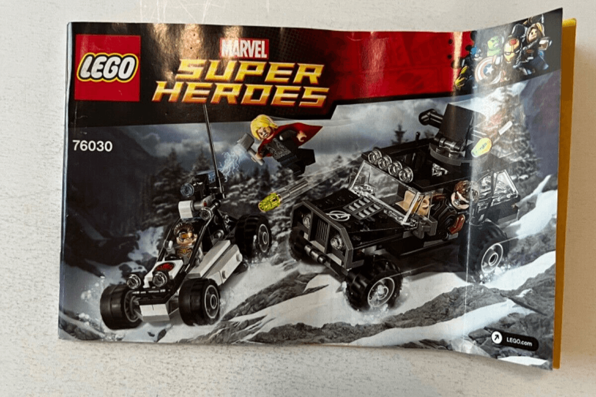 LEGO Marvel Avengers 76030 Instruction Manual Booklet INSTRUCTIONS ONLY