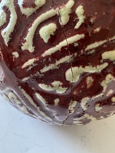 Bombay Votive Candle Holder Abstract China Ceramic Decorative Sphere Asian Chine - Thumbnail 8