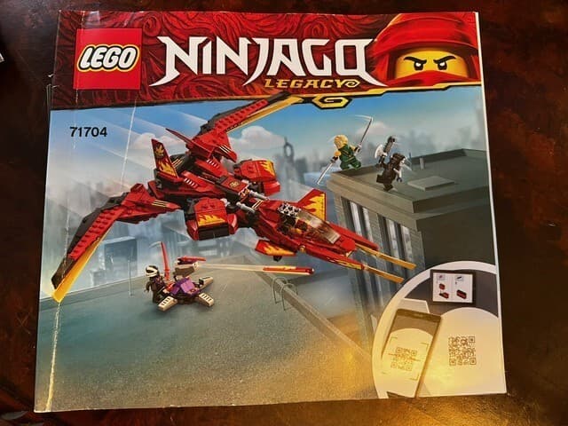 LEGO 71704 NINJAGO Instruction Manual ONLY Kai Fighter