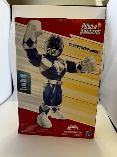 Power Rangers Blue 10" Saban's Playskool Heroes Mega Mighties Toy Figure New NIB - Thumbnail 3