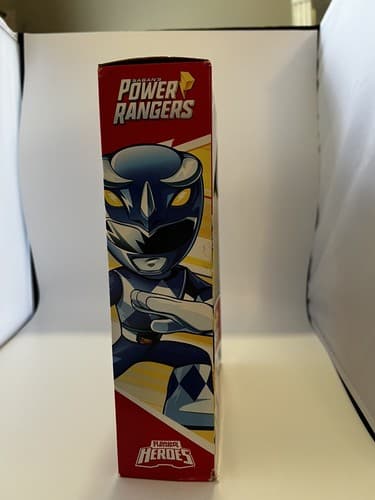 Power Rangers Blue 10" Saban's Playskool Heroes Mega Mighties Toy Figure New NIB - Thumbnail 4
