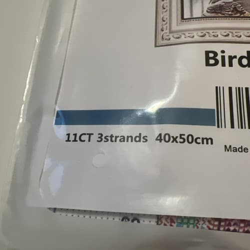 Funchey Cross Stitch Kit Birds In The Tree BRAND NEW 40x50cm - Thumbnail 5