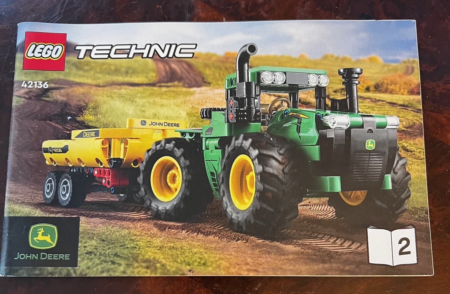 LEGO 42136 TECHNIC Instruction Manual ONLY John Deere 9620R 4WD Tractor Book 1&2 - Thumbnail 3