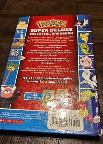 Pokemon Super Deluxe Essential Handbook Scholastic (Paperback, 2021) VGC - Thumbnail 4