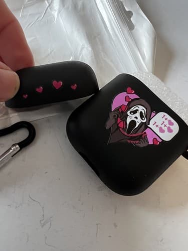 The Scream Ghost Face Movie Halloween Airpods Protective Cover Case - Thumbnail 3